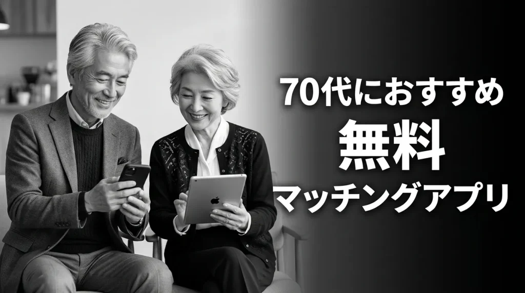 70代におすすめの無料マッチングアプリ7選