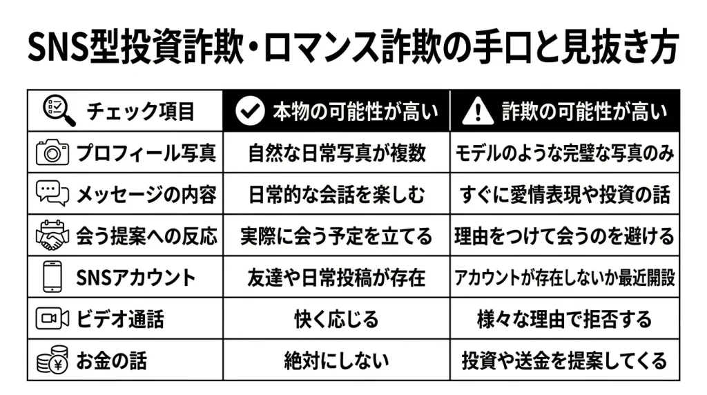 SNS型投資詐欺・ロマンス詐欺の手口と見抜き方