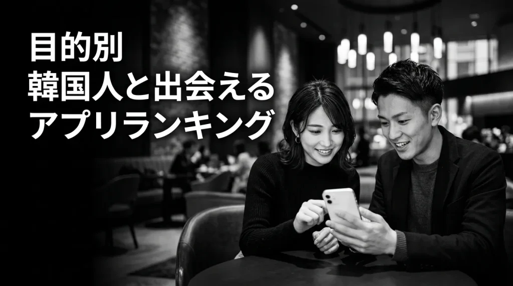 【目的別】韓国人と出会えるマッチングアプリおすすめランキング