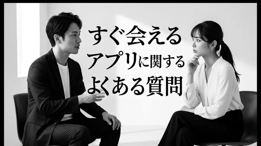 すぐ会えるアプリに関するよくある質問