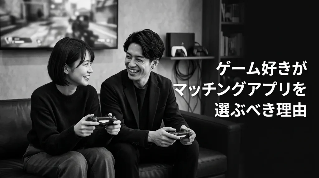 ゲーム好きがマッチングアプリを選ぶべき3つの理由