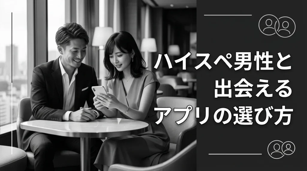 ハイスペ男性と出会えるマッチングアプリの選び方｜5つの必須条件