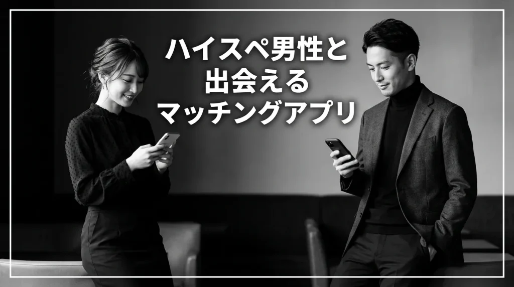 ハイスペ男性と出会えるマッチングアプリ厳選9選｜徹底比較ランキング