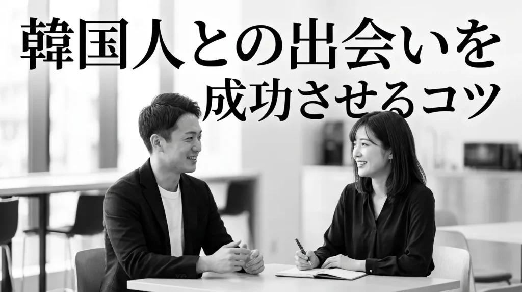 マッチングアプリでの韓国人との出会いを成功させるコツ