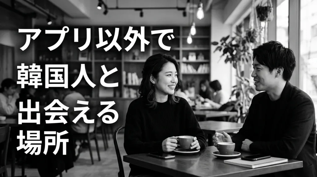 マッチングアプリ以外で韓国人と出会える場所
