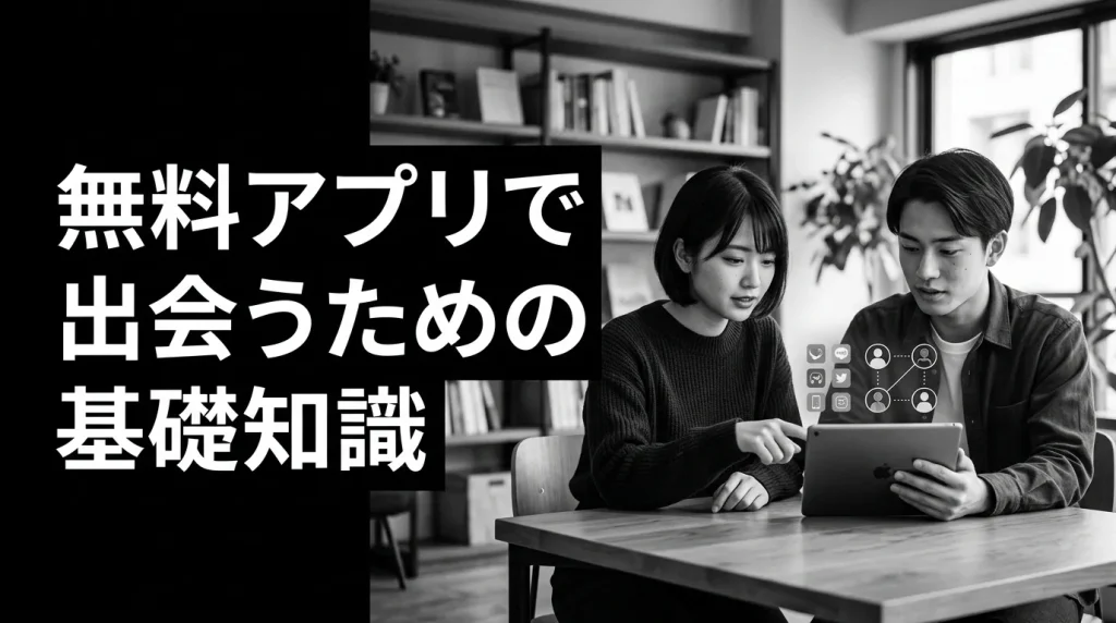 マッチングアプリ無料で出会うための基礎知識