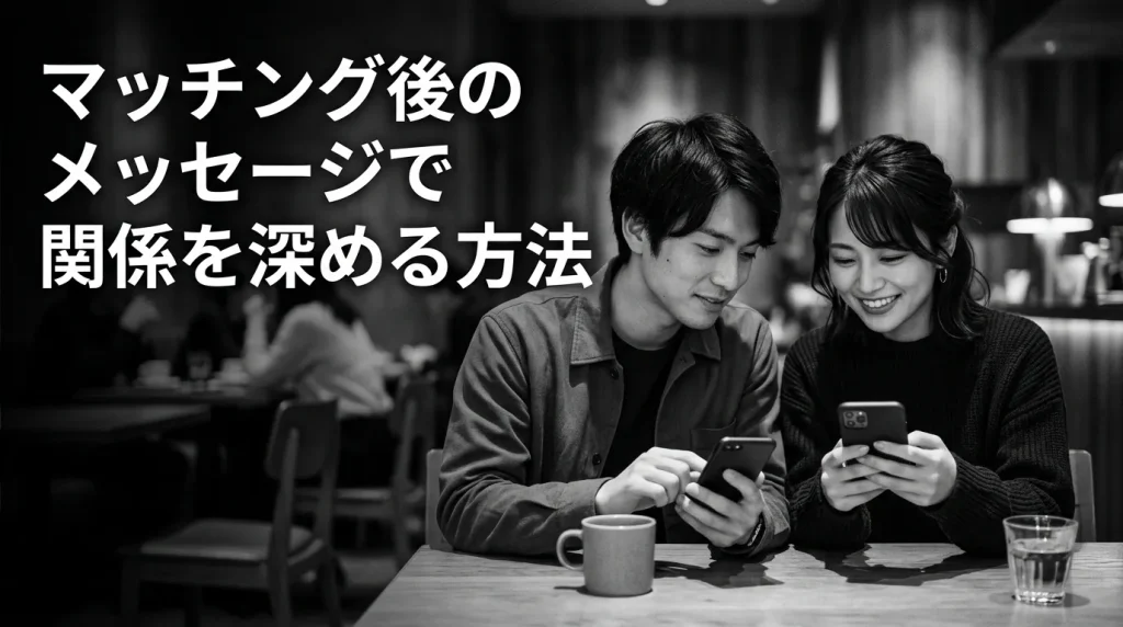 マッチング後のメッセージで関係を深める方法