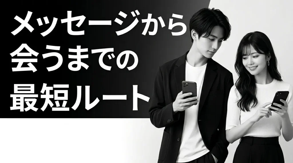 メッセージから会うまでの最短ルート｜5往復以内にデートを決める方法