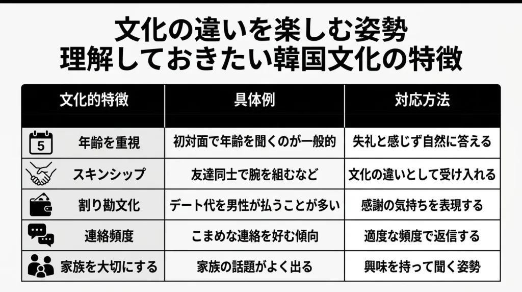 文化の違いを楽しむ姿勢
