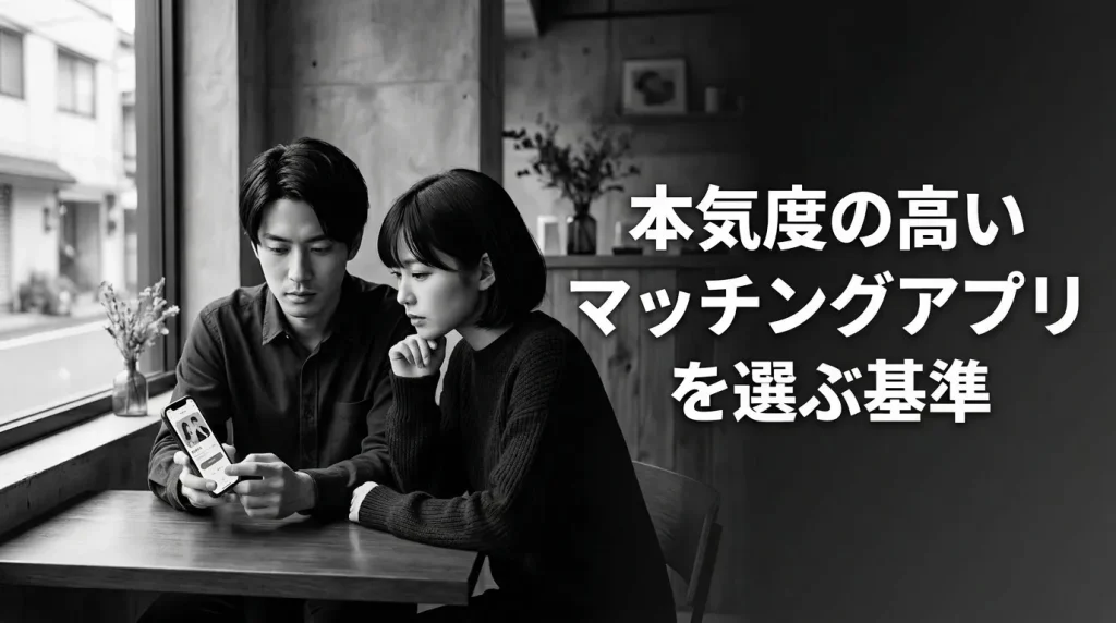 本気度の高いマッチングアプリを選ぶ5つの基準