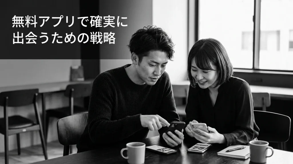 無料マッチングアプリで確実に出会うための5つの戦略
