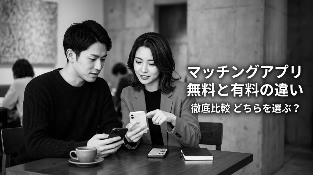 無料マッチングアプリと有料マッチングアプリの違い徹底比較