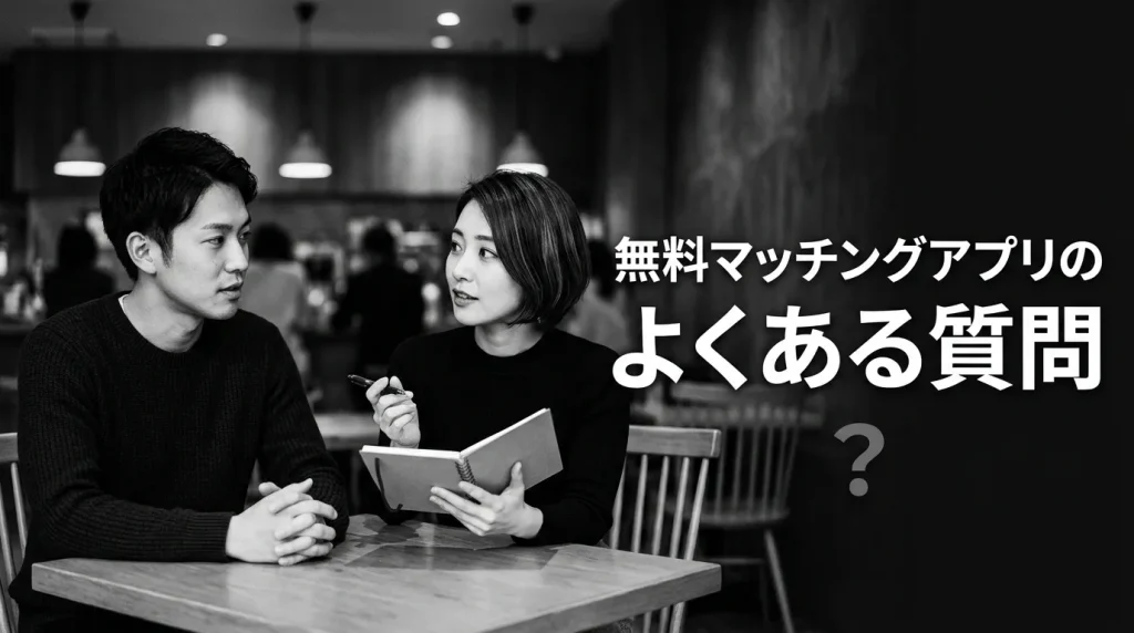 無料マッチングアプリに関するよくある質問
