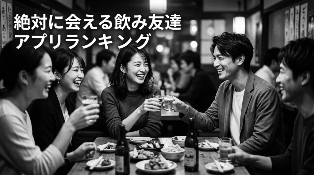 絶対に会える飲み友達アプリおすすめランキングTOP10