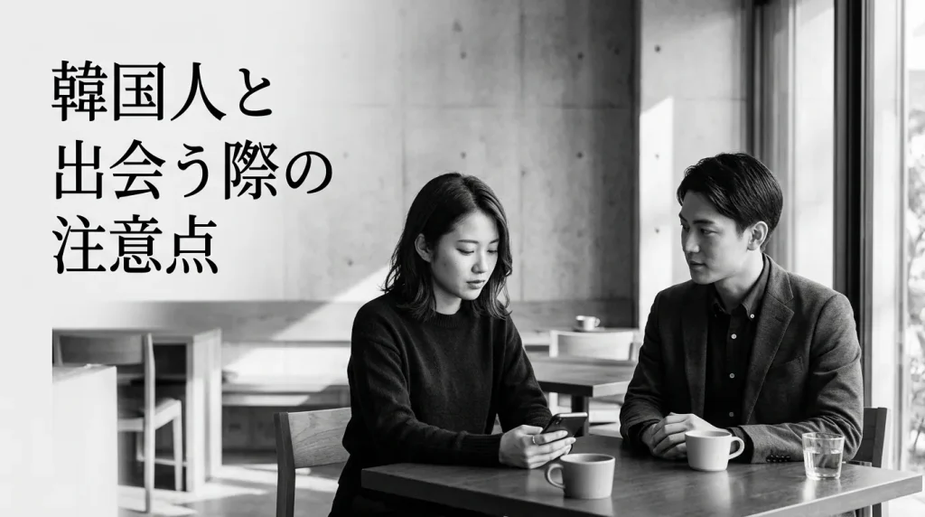 韓国人と出会う際の注意点｜トラブルを避けて安全に交流する