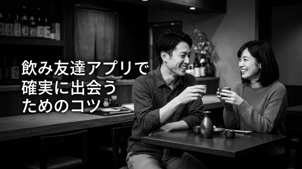 飲み友達アプリで確実に出会うための5つのコツ