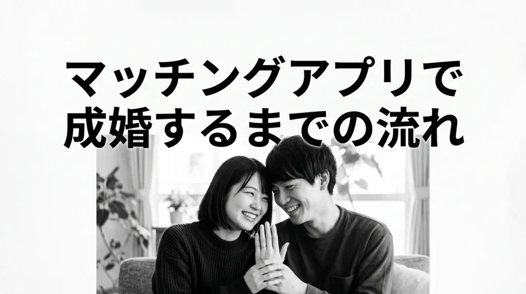 20代後半がマッチングアプリで成婚するまでのリアルな流れ