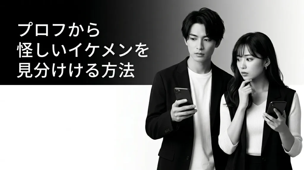 プロフィールから怪しいイケメンを見分ける方法