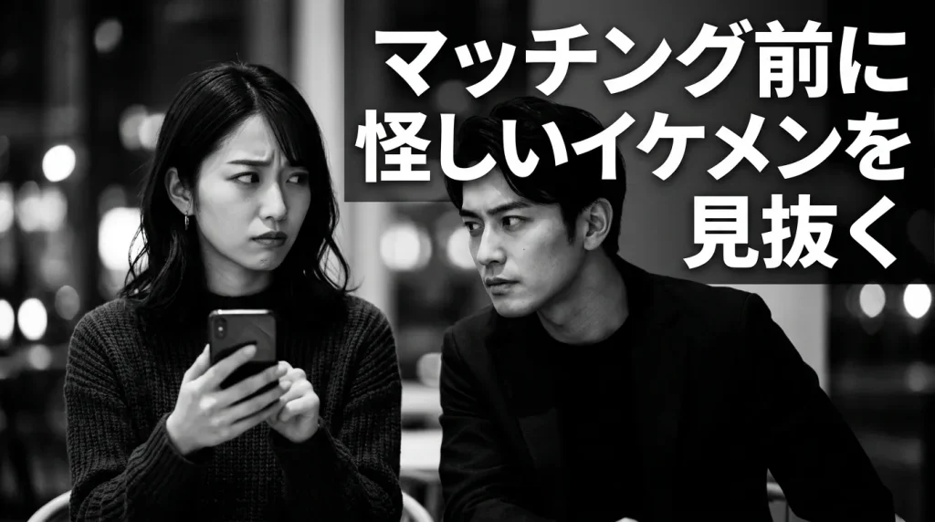 マッチング前に見抜く！怪しいイケメンの5つの特徴
