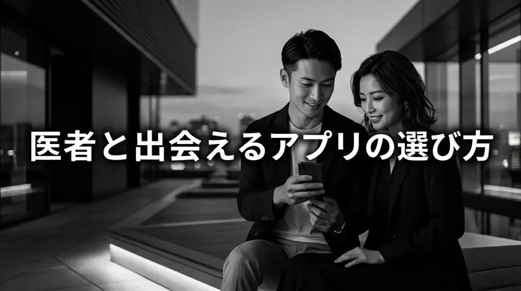 医者と出会えるマッチングアプリの選び方