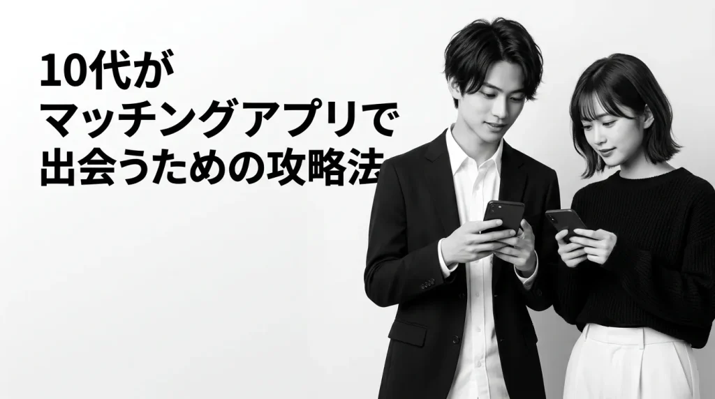 10代がマッチングアプリで出会うための6つの攻略法