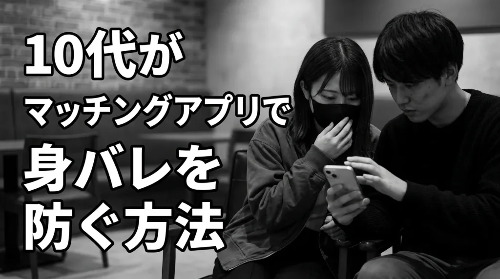 10代がマッチングアプリで身バレを防ぐ4つの方法