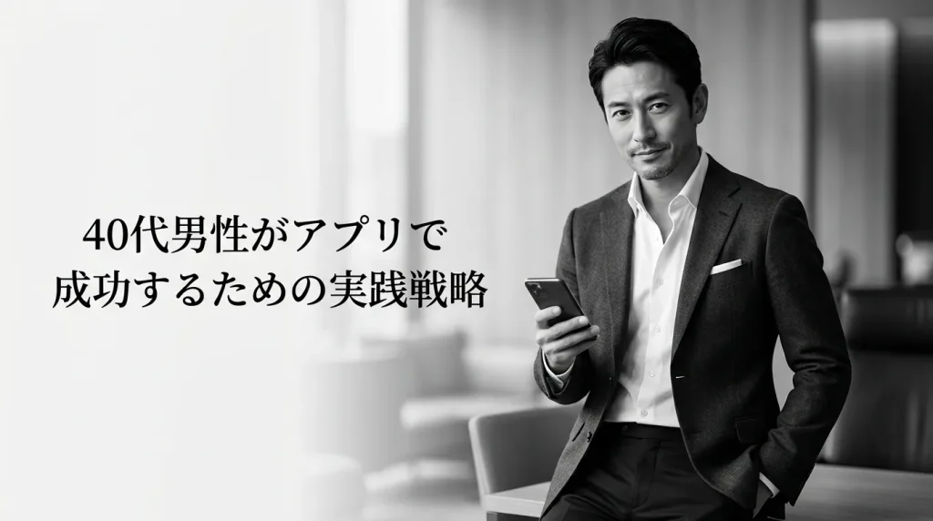 40代男性がマッチングアプリで成功するための8つの実践戦略
