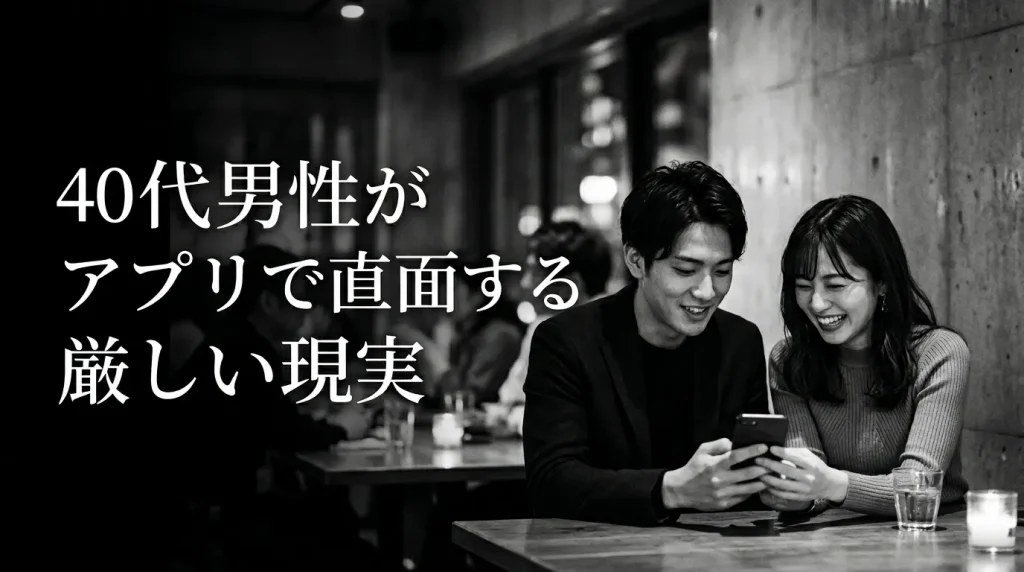 40代男性がマッチングアプリで直面する5つの厳しい現実