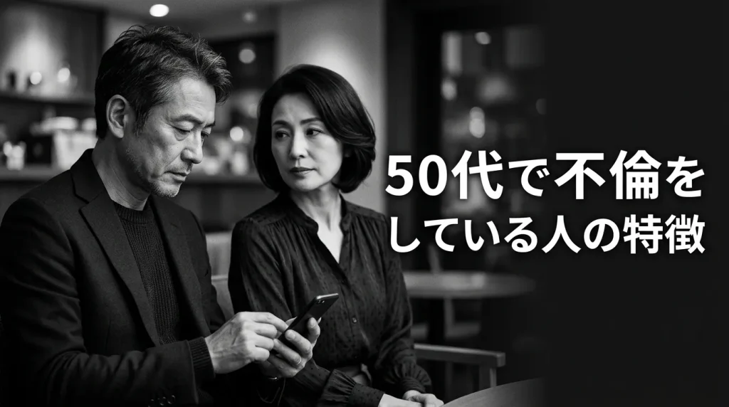 50代で不倫をしている人によく見られる特徴と行動パターン