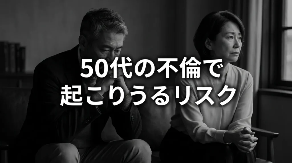 50代の不倫で起こりうるリスクと末路