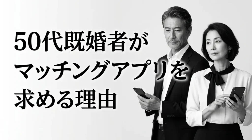 50代既婚者がマッチングアプリを必要とする理由