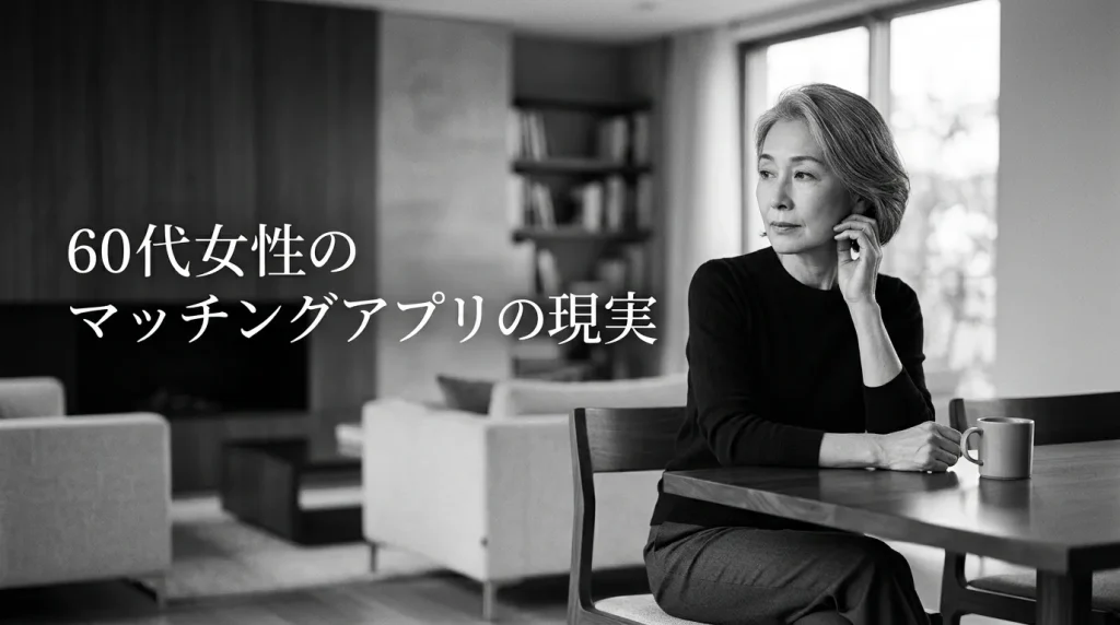 60代女性がマッチングアプリで直面する5つの現実