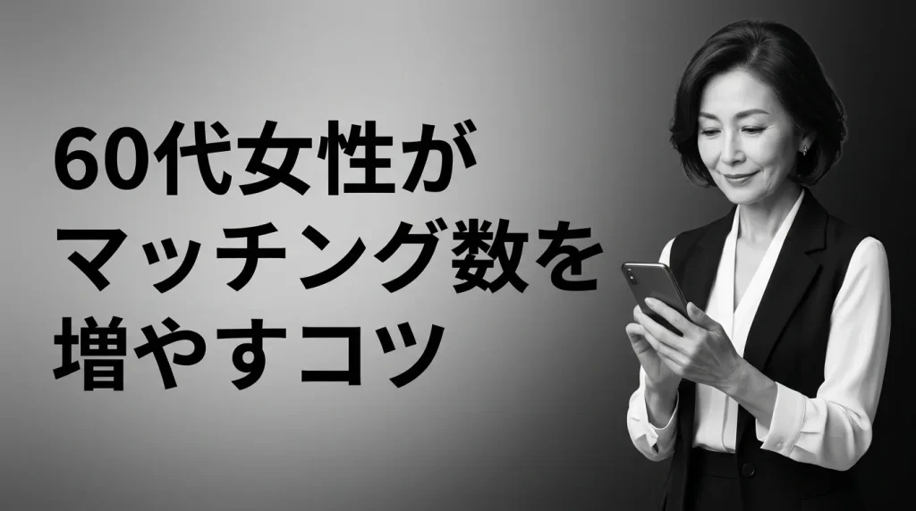 60代女性がマッチング数を増やすための7つの実践的コツ