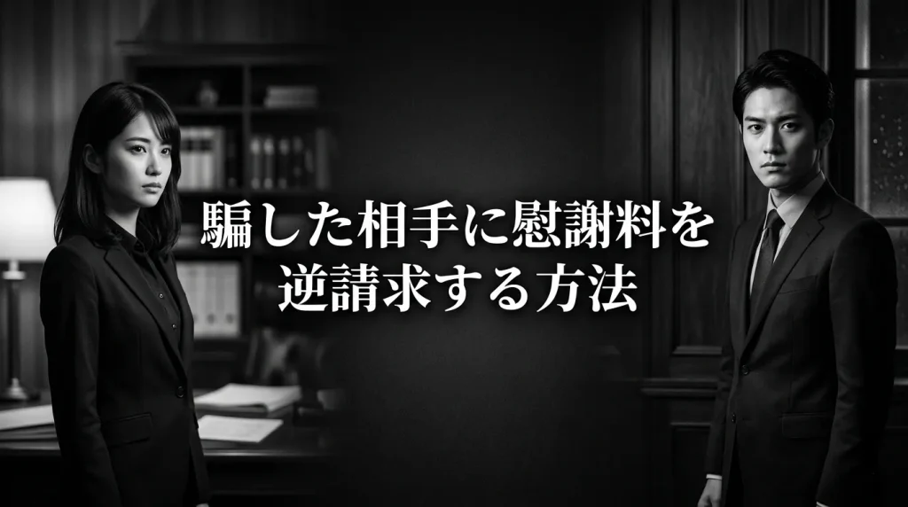 「仕返し」は可能か？騙した相手に慰謝料を逆請求する方法