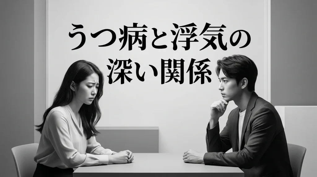 うつ病と浮気の深い関係 なぜうつ病の人は浮気しやすいのか