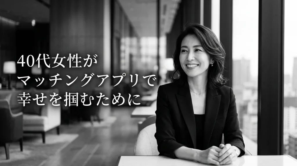 まとめ 40代女性がマッチングアプリで幸せを掴むために