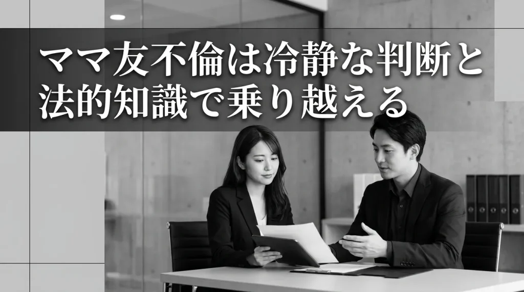 まとめ ママ友不倫は冷静な判断と法的知識で乗り越える