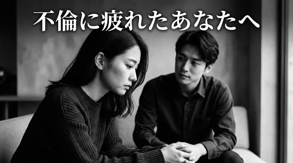 まとめ 不倫に疲れたあなたへ