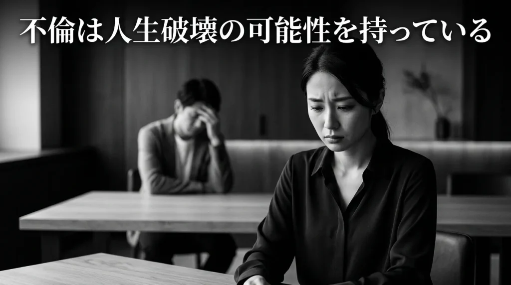 まとめ　不倫のリスクはあらゆる面で人生を破壊する可能性を持っている