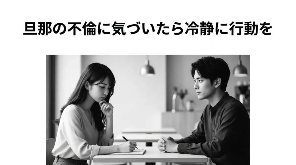 まとめ　旦那の不倫に気づいたら「賢い妻」として冷静に行動を