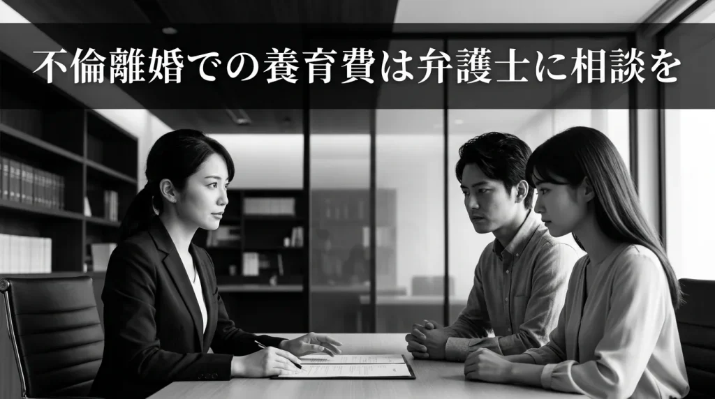 まとめ｜不倫が絡む離婚で養育費に悩んだら早めに弁護士に相談を
