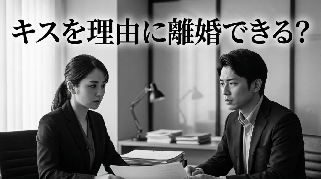 キスを理由に離婚を求めることはできるか
