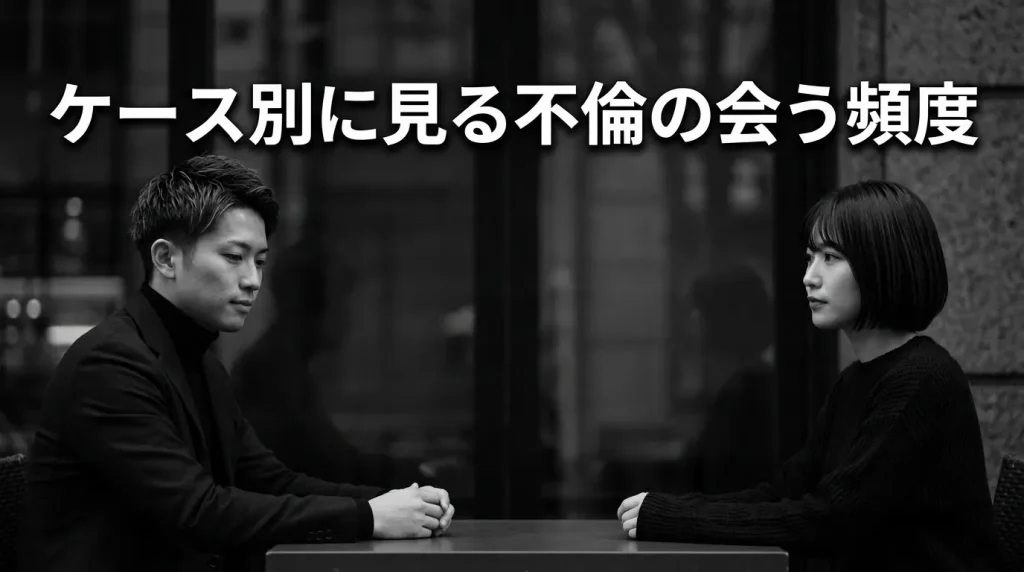 ケース別に見る不倫の会う頻度