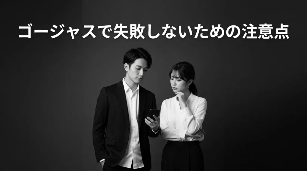 ゴージャスで失敗しないための注意点