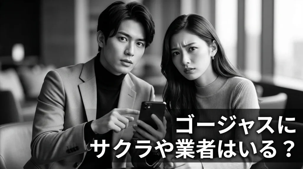 ゴージャスにサクラや業者はいるのか 安全性の検証