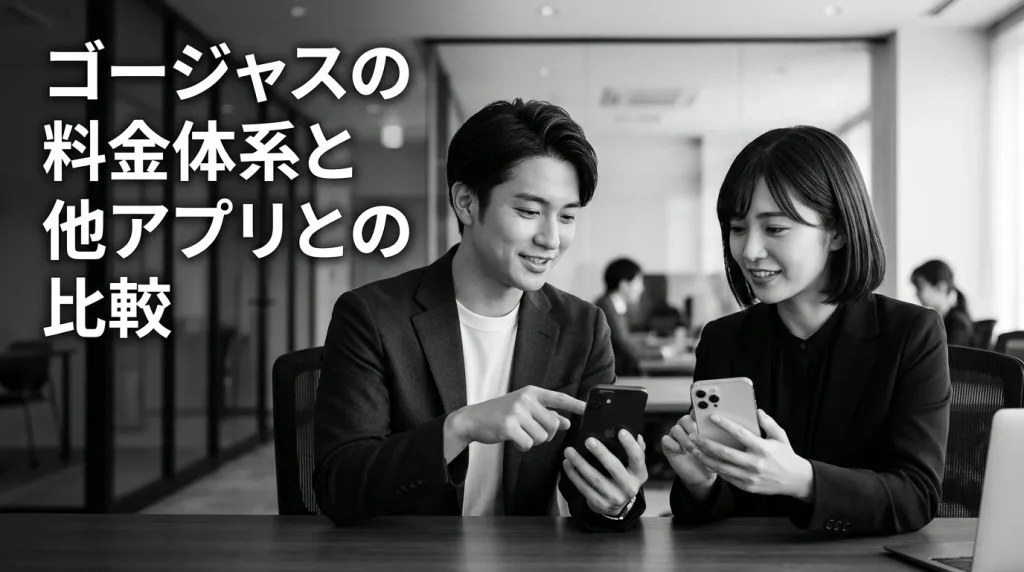 ゴージャスの料金体系と他アプリとの比較 コスパは本当に良いのか