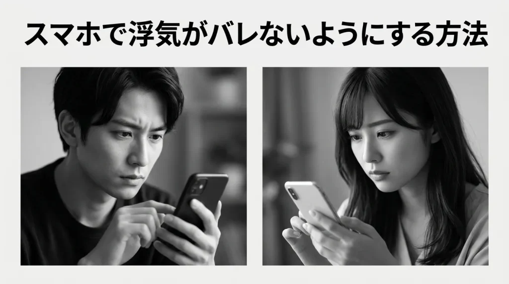 スマホで浮気がバレないために知っておくべきこと