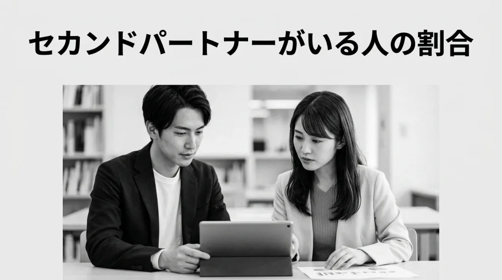 セカンドパートナーがいる人の割合と実態