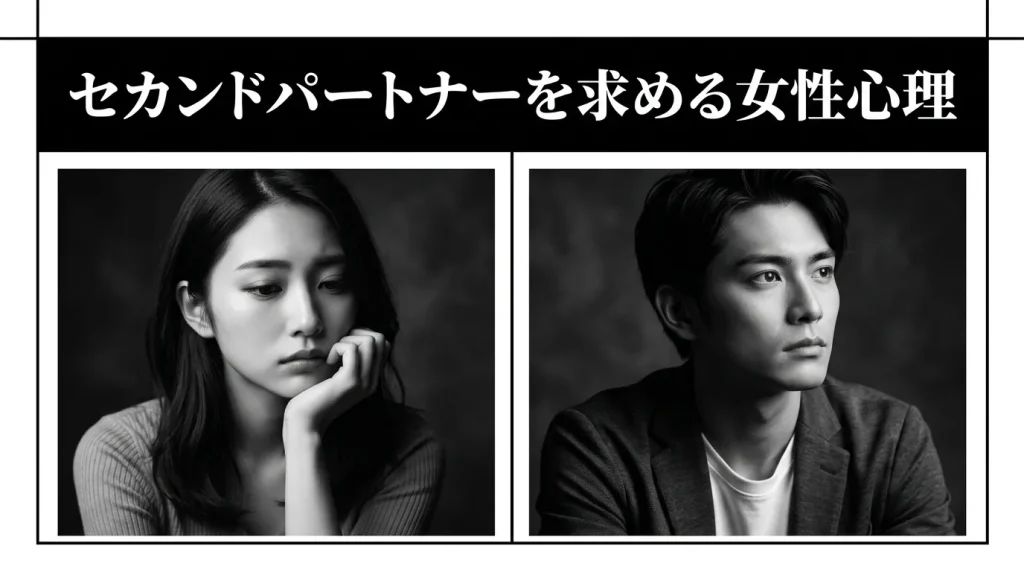 セカンドパートナーを求める女性心理