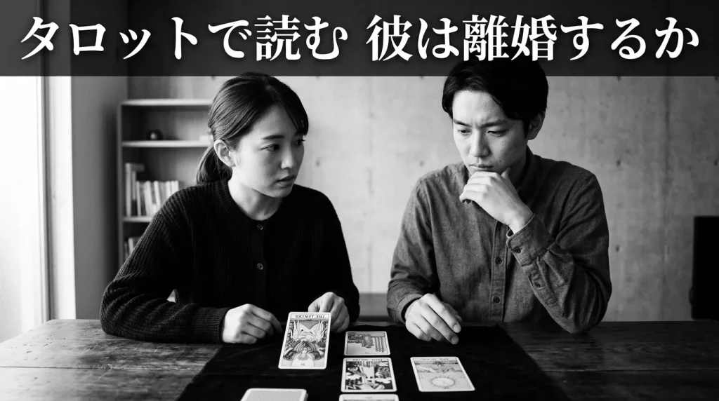タロットで読む 彼は離婚するかどうかの見極め方